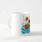 Takoyaki in der Welle Kaffeetasse (Vorderseite Links)