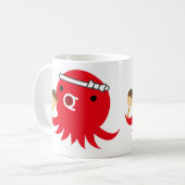 Takoyaki octopus kaffeetasse (Vorderseite Links)