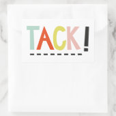 TAKT! Farbaufkleber Rechteckiger Aufkleber (Tasche)