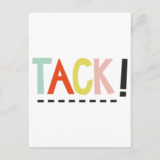 TAKT! Farbenkarte Postkarte (Vorderseite)