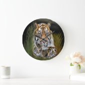 Takt Tiger und Cubs Große Wanduhr (Zuhause)