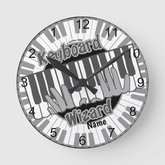 Taktgeber Runde Wanduhr (Vorderseite)