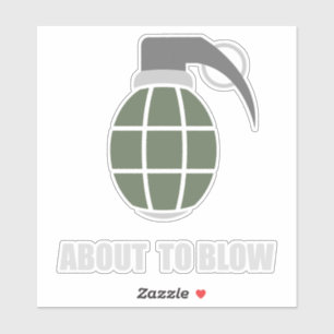 Taktische Armee Granate Aufkleber