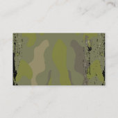 Taktische Camouflage Visitenkarte (Rückseite)