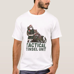 Taktische Lametta-Einheit Feiertags Humor T-Shirt