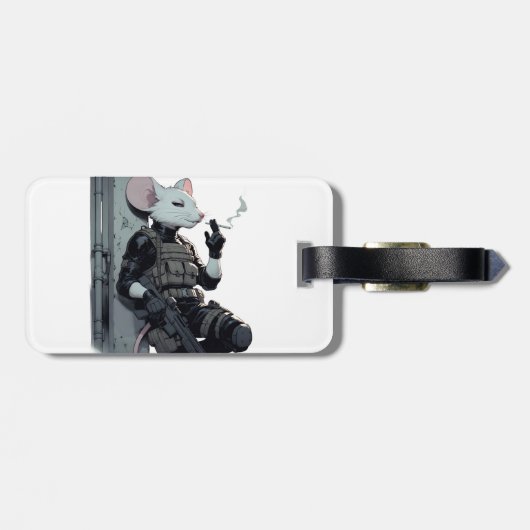 Taktische Maus Gepäckanhänger (Rückseite horizontal)