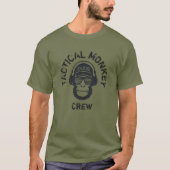 TAKTISCHE MONKEY-CREW T-Shirt (Vorderseite)