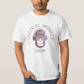 TAKTISCHE MONKEY-CREW T-Shirt (Vorderseite)
