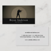 Taktische Sniper-Visitenkarte - Silhouette-Design Visitenkarte (Vorne/Hinten)