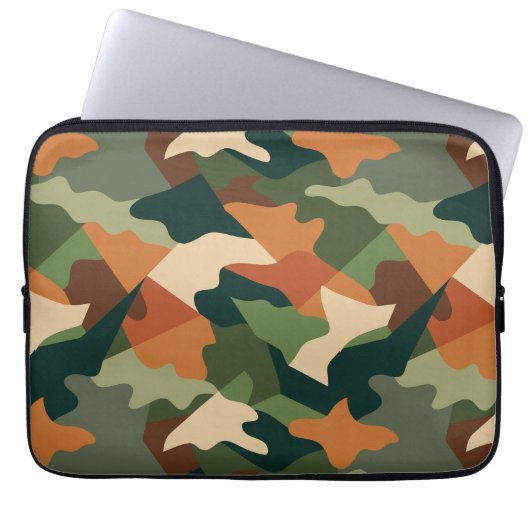 Taktische Trench-Tarnung Laptopschutzhülle (Vorderseite)