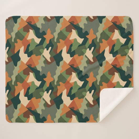 Taktische Trench-Tarnung Sherpadecke (Vorderseite (Horizontal))