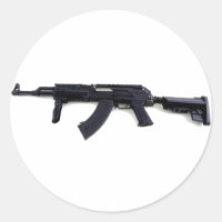 Taktischer AK47-Sturmgewehr Links Profilaufkleber