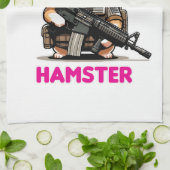 Taktischer Hamster Geschirrtuch (Gefaltet)