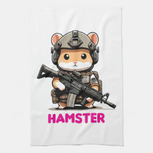 Taktischer Hamster Geschirrtuch