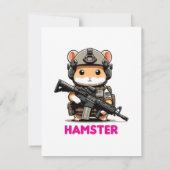 Taktischer Hamster Mitteilungskarte (Rückseite)