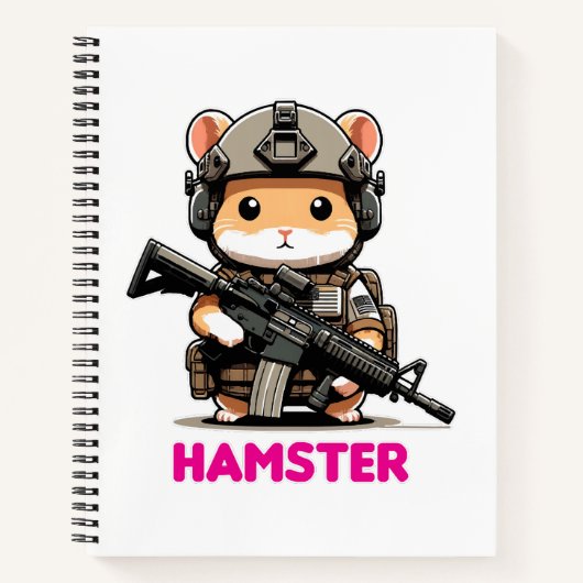 Taktischer Hamster Notizblock (Vorderseite)