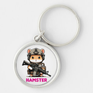 Taktischer Hamster Schlüsselanhänger