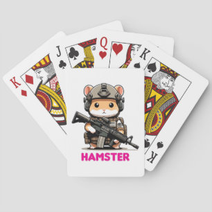 Taktischer Hamster Spielkarten