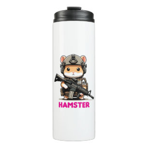 Taktischer Hamster Thermosbecher