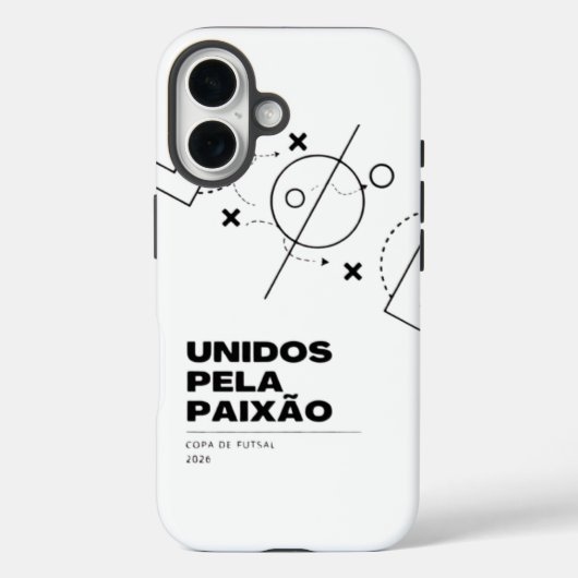 Taktischer Kopf" iPhone - Futsal Edition 2026 Case-Mate iPhone Hülle (Rückseite)