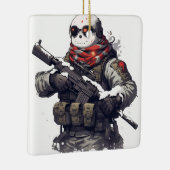 Taktischer Snowman Keramikornament (Rechts)