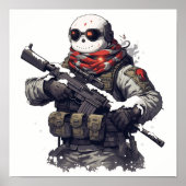 Taktischer Snowman Poster (Vorne)