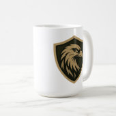 Taktisches Adler Schild Emblem Kaffeetasse (VorderseiteRechts)