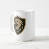Taktisches Adler Schild Emblem Kaffeetasse (Vorderseite Links)