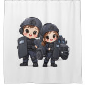 Taktisches Duo Duschvorhang (Vorderseite)
