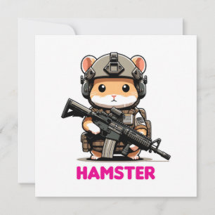 Taktisches Hamster Einladung