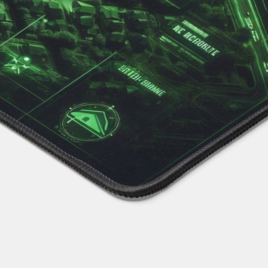 taktisches Kartenüberlagern, Schwarzes Ops-Design Schreibtischunterlage (Ecke)