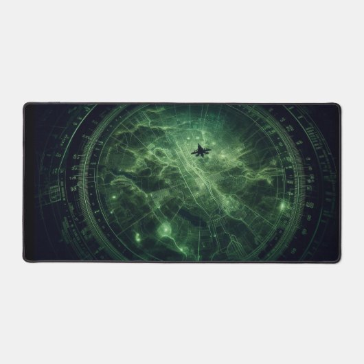 taktisches Kartenüberlagern, Schwarzes Ops-Design Schreibtischunterlage (Vorderseite)