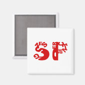 Taktisches Magnet (Vorderseite/Rückseite)