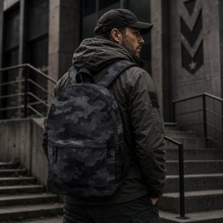 Taktisches Tarnmuster Midnight Shadow Bedruckter Rucksack