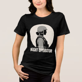 Taktisches Vintage-T-Shirt für Frauen "Night Opera Tri-Blend Shirt