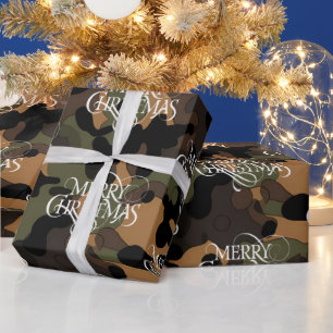 Taktisches Weihnachtsgeschenkpapier mit Jubel-Must Geschenkpapier