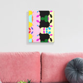 Taktlosigkeit Leinwanddruck (Insitu (Wohnzimmer))