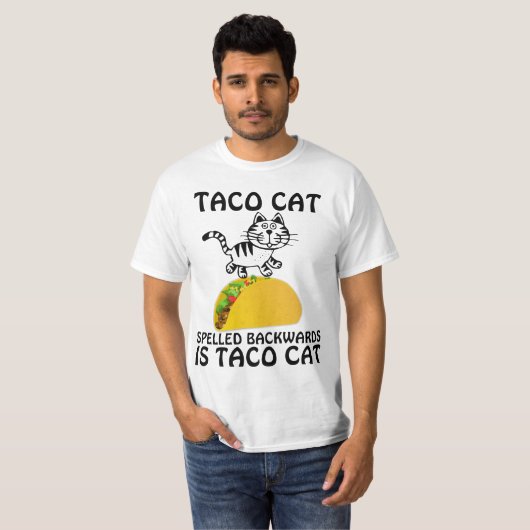 TAKTOKATENSPELLIERTE RÜCKWÄNDE SIND TACO CAT-T - S T-Shirt (Vorne ganz)