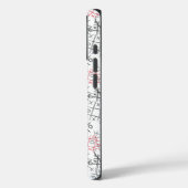 Taktomuster.BW Case-Mate iPhone Hülle (Rückseite / Links)