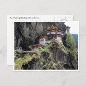 Taktsang bhutan postkarte (Vorne/Hinten)