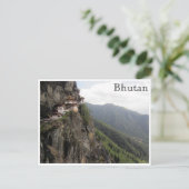 Taktsang paro bhutan postkarte (Stehend Vorderseite)