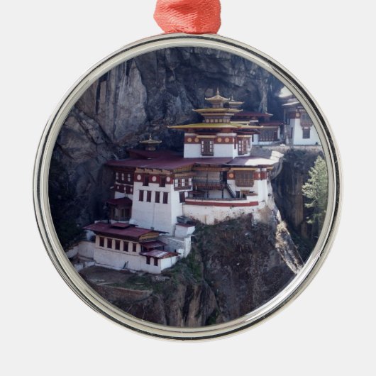 Taktshang Kloster, Paro, Bhutan Ornament Aus Metall (Vorne)