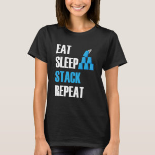 Taktstapel Cups Geschwindigkeit Stapelaufnahmen Ge T-Shirt