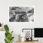 Taku Glacier Alaska 1914 Poster (Heimbüro)