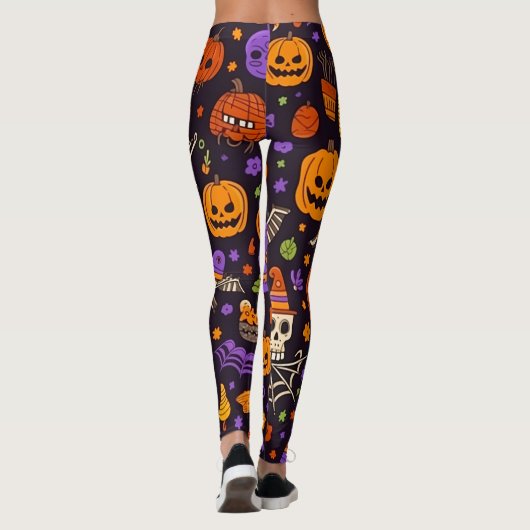 🎃 takuläre Schädelleder! 🎃 Leggings (Rückseite)