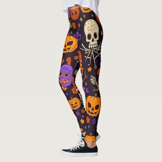 🎃 takuläre Schädelleder! 🎃 Leggings (Links)