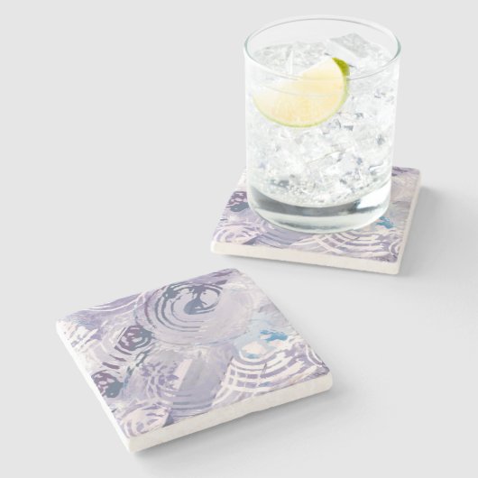 TAKUROMAN「波紋」"Ripples" Steinuntersetzer (Seitenansicht)