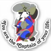 TAKUROMAN「Captain」(船長) Aufkleber (Vorderseite)