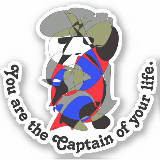 TAKUROMAN「Captain」(船長) Aufkleber (Vorderseite)