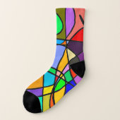 TAKUROMAN "Magic of Numbers" Socken (Links - Außen)